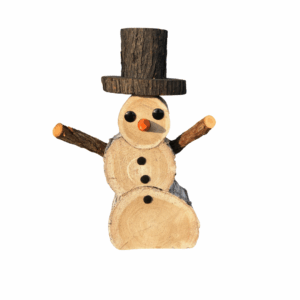 Wooden Snowman
